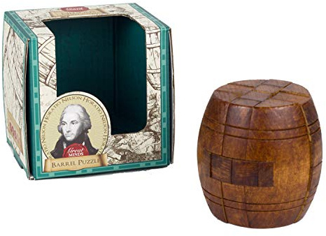 Professor Puzzle Baril – Casse-tête Haute qualité en Bois Reconstituer Le tonneau du célèbre Admiral Nelson, GM1252