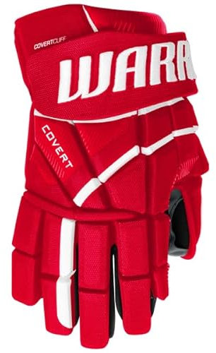 Warrior Covert QR6 Handschuhe Junior, Größe:11 Zoll, Farben:Rot