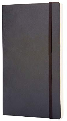Moleskine Classic L Soft Cover Plain Notebook (One Size) (Solid Black)