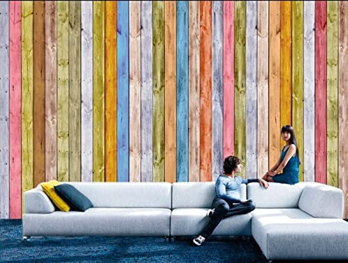 OFIRIA 3D-Wandbilder,Farbtafel-Hintergrundwand,Wohnzimmer,Sofa,Tv-Wand,Kinderzimmer,Tapete-400Cmx280Cm