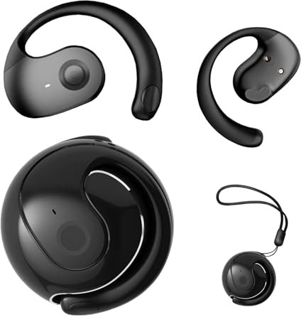 DTD Ecouteurs Bluetooth Sport sans Fil Ecouteur Bluetooth 5.5 HiFi Son Stéréo,Écouteurs 36H DuréLecture,Écouter Réduction de Bruit for iPhone Samsung Huawei Xiaomi Android iOS (Black)