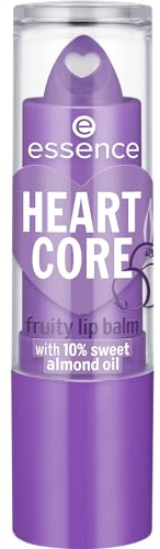 Essence Heart Core Bálsamo Labial Afrutado, Suavizar, Cuidado, Con Grasas, Natural, Brillante (3G)