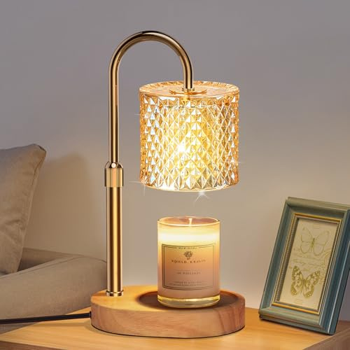 Candle Warmer Lamp with Timer Dimmer Adjustable Height for New Home Decor, Birthday Gifts for Women,Candle Warmer for Women Mom Christmas Mother's Day Gfit