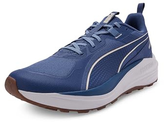 PUMA Flare Pro Trail Chaussures de Course Unisexes, Indigo foncé Bleu Neige Alpin, 43 EU