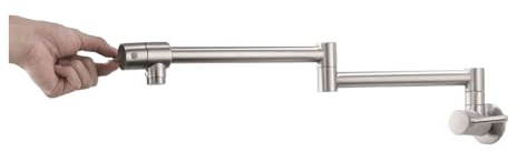 Köksblandare med kran, enkel kall vikbar, förlängd 360 graders vikbar Flexibel drift(Nickel brushed)
