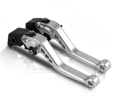 koppling Motorcykel Justerbar Bromskopplingsspak Bromshandtag För CBF1000 A 2010 2011 2012 2013 Motorcykel Bromshandtag(Silver)