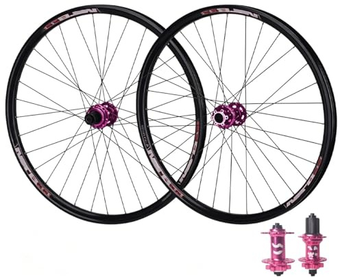 Mountainbike Hjulset 26/27,5/29 Cykelskivbroms Hjulsats QR 9*100/10*135mm | XC AM MTB Cykelhjul Snabbkoppling Fram- Och Bakhjul Aluminiumlegering Fälg, Stöd 7-12-växlad Kassett