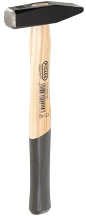 Picard Riveting Hammer 800g – German Pattern, Black Powder-Coated Alloy Steel Head, Ring Wedge Fixture for Secure Connection, Hickory Handle, Industrial-Grade Tool – 0000102-0800