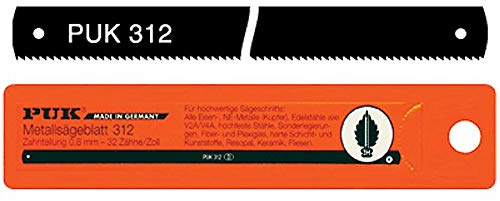 PUK 312 Sägeblätter Metall für hochwertige Sägeschnitte (12 Stück)