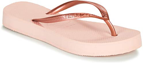 Havaianas Women's Slim Flatform Flip-Flop, Ballet Rose, 8 UK