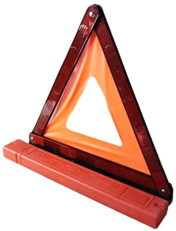 FAST WORLD SHOPPING ® Triangolo Emergenza Stradale Segnale Catarifragente Pieghevole Segnalazione Veicolo In Sosta Con Custodia