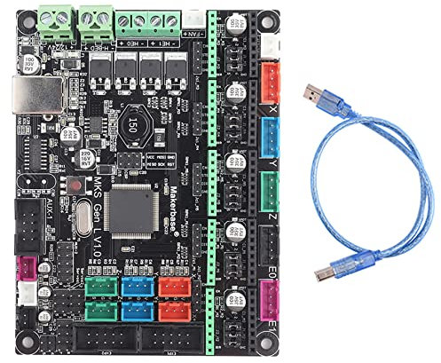 Artillery Controlador de Impresora 3D, Placa controladora Mks Gen L V1.0, Kit de Impresora 3D, Placa Base Ramps1.4, Doble extrusor táctil para máquina de Grabado láser de Escritorio