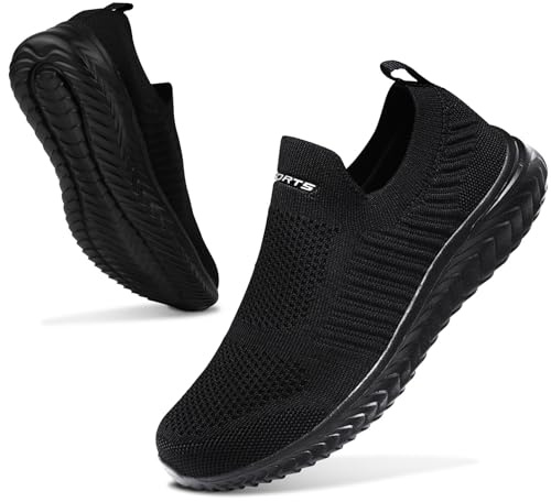 Basket Femme Respirantes Slip on pour Sneakers Femmes Chaussure de Running Fitness Légères Sneakers