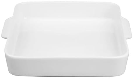 Olympia Whiteware Square Eared Roaster - 200x180x40mm (Box 3)