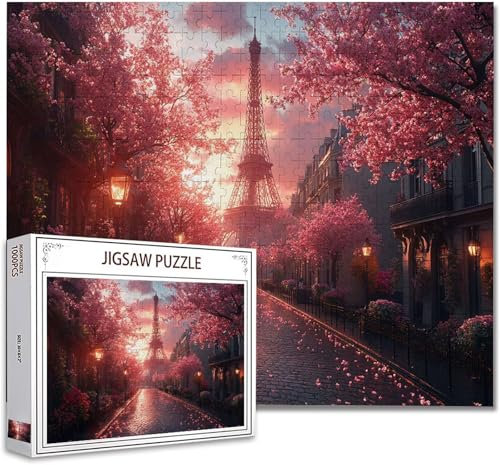 Jigsaw Puzzles for Adults 4000 Piece Jigsaw Puzzles for Adults Paris Difficult Challenging Educational Games Develop Problem Solving Skills Increase Creativity Festival Gift Men/Women 87.5x141.5cm W-9