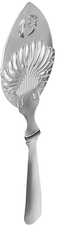 ERYUE Elegant Absinthe Spoon 304 Rostfritt Stål Traditionellt Dricksfilter Bitter Scoop för Bar Absinthe Servering (blad absint sked)