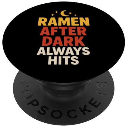 Ramen Bar Real Ramen Tonkotsu Bouillon Cadeau pour Amoureux PopSockets PopGrip Adhésif