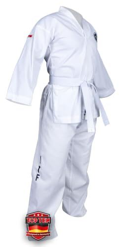 TOP TEN Dobok Classic | Anzug für Taekwon-Do | Kinder, Damen und Herren | TKD (170)