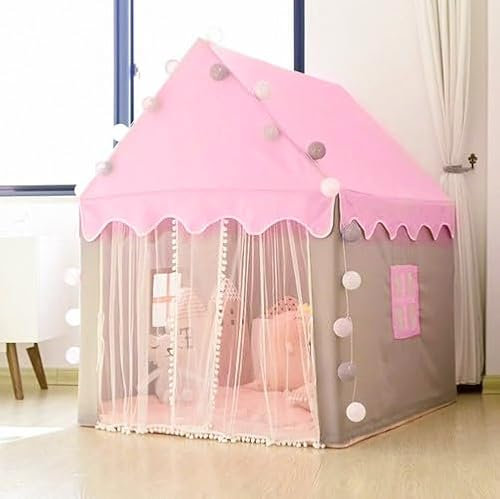 Rosa Lichtervorhang für Kinderzimmer oder rosa Haus für den Außenbereich rosa Prinzessin 22653