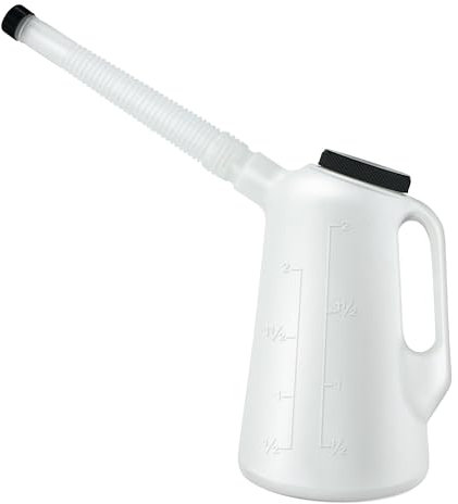 Granville 2L Measuring Jug with Flexi-Spout & Lid | Premium Jug with Flexible Spout | Heavy-Duty Plastic Jug with Accurate Measurement Markings for Liquid Measuring & Pouring