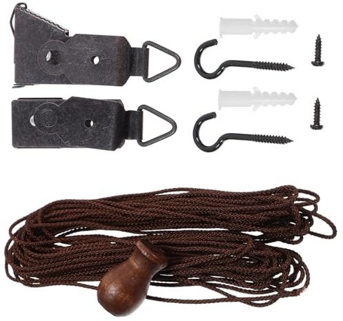 SEWOART Accesorios para Persianas Enrollables Kit De Cuerda para Cortinas Repuestos De Estores Fácil Instalación para Hogar Oficina Ventanas De Dormitorio