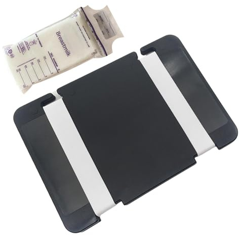 Plateau pour congeler le lait maternel - Organisateur de sacs plats | Support peu encombrant pour une congélation uniforme, version en polypropylène avec bandes élastiques, pour stocker du lait