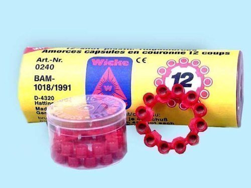 Sohni-Wicke 2400 Caps for 12 Shot Revolver Guns - Toy Gun - Children's Toy - Unisex - Red - Birthday