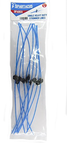 Spartacus Pack of 10 Strimmer Heavy Duty Spool Line Lines Fits Black & Decker Strimmers Compares To A6489
