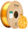 eSUN Seide Metall PLA Filament 1.75mm, Seidig Metallisch 3D Drucker Filament PLA, Maßgenauigkeit +/- 0.05mm, 1kg Spule (2.2 LBS) 3D Druck Filament für 3D Drucker, Seide Gold