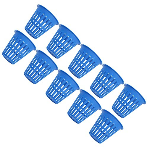 Shanrya Cestino per Piantare, 10 Pezzi Coppa per Piante Riutilizzabile Multiuso per Promuovere la Crescita per l'idroponica del Balcone (Blu)