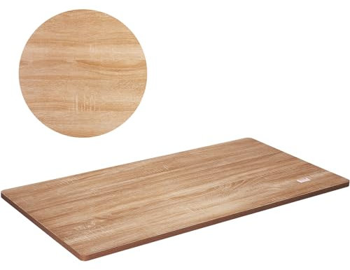 VEVOR Tablero de Madera de Mesa 180x80x2,5 cm Capacidad de Carga de 100 kg Tablero de Mesa Rectangular de Aglomerado para Escritorio Superficie de Mesa Encimera Mesa de Comedor, Hogar, Cocina, Oficina