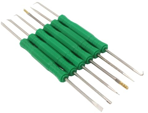 Kit de soudage électronique, ensemble d'accessoires de soudage | Kit de soudage chauffant double face Outil de soudure 6 pièces,Outil auxiliaire de réparation Outil d'aide