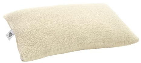 Bonazzi Home, una federa per cuscino 100% lana vergine Merino agnellata, 100% MADE IN ITALY (80x50cm)