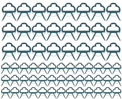 KOMEIYL 100 Piezas Clips de Soporte de Tomates, Pinzas para Plantas, Clips para Plantas trepadoras, Clips de Plantas de Apoyo de Jardinería de Invernadero Reutilizables, Grande Et Petite Taille