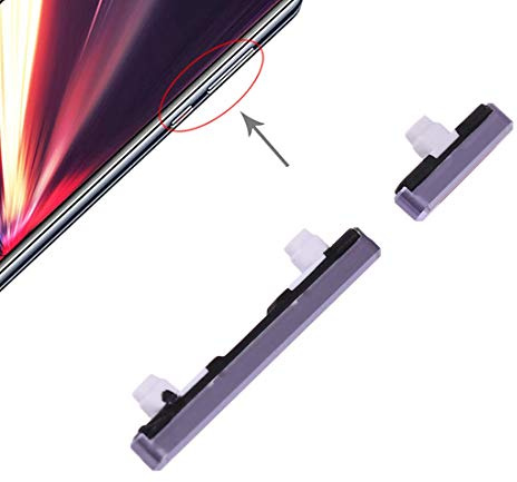 för Huawei P20 Pro strömbrytarknapp + volymkontrollknapp, sidoknapp på/av-knapp och byte av volymknapp