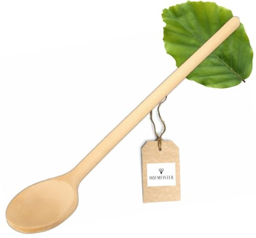 HOFMEISTER® Cuillère de cuisine en bois, 60 cm, Aides de cuisine, Ustensiles de cuisine, Cuillères longues