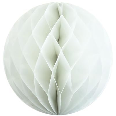 Creativery 10 vågbollar 15 cm set // vax boll hänge deko ballonger lyktor vabboll dekoration bollar pompons papper party bröllop Weiß 029