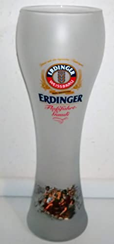 Erdinger - Bicchiere da birra bianco satinato, colore: Bianco