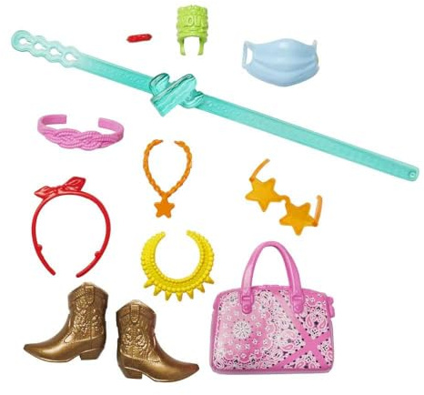 Barbie Fashion Storytelling Pack – HBV45 – Contains 11 Travel Themed Accessories