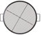 VEVOR X-Marks Fire Pit Grill Grate, Round Cooking Grate, Heavy Duty Steel Campfire BBQ Grill Grid with Handle and Support X Wire, Portable Camping Cookware for Outside Party & Gathering, 30 Inch Black