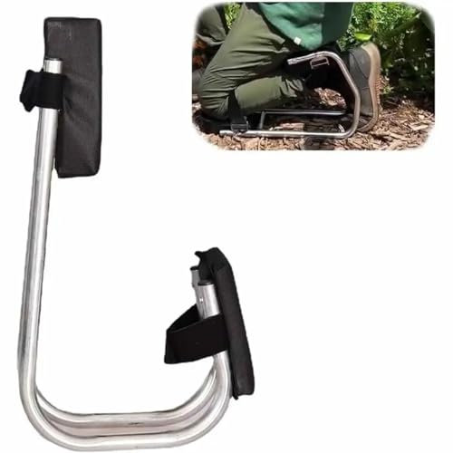 Rusopobe Genouillère pour Le Jardinage, genouillère Ergonomique et siège de Jardin pour protéger Vos Genoux Outils permettant d'économiser du Travail(Black)