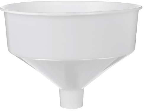SOIMISS Embudo Gasolina de Plástico Grueso y Antidesbordamiento para Llenar Botellas Grandes Diseño Resistente y Práctico para Cocina y Hogar