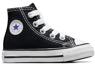 Converse Kids' Chuck Taylor All Star High Top, Black, 9 Toddler