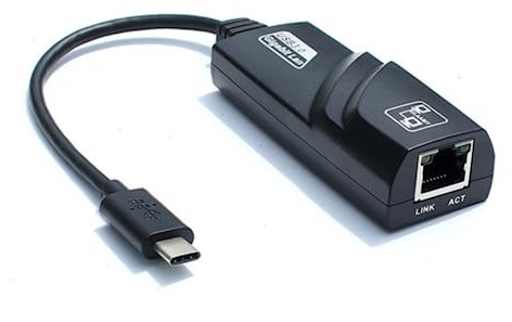 iCables USB C to Ethernet Adapter, RJ45 to USB C Thunderbolt 3/Type-C Gigabit Ethernet LAN Network Adapter, Compatible for MacBook Pro, MacBook Air, iPad Pro, Dell XPS, Surface and More