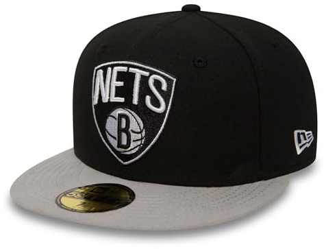 New Era 10862335 Gorra, Unisex Adulto, Negro/Gris, 7.125
