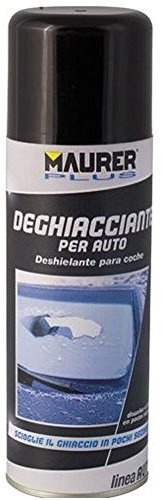 Maurer - Deghiacciante Automatico Spray e Sciogli Ghiaccio per Cristalli, Serrature Auto e Vetri, Agisce Velocemente Senza Lasciare Macchie - 200 ml