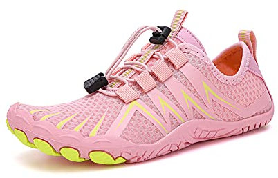 Morbuy Sommer Strandschuh Badeschuhe Wasserschuhe, Trekking Schwimmschuhe Damen Herren Schnell Trocknend rutschfeste Aquaschuhe Barfuß Schuhe 35-46 für Outdoor Surf Yoga Wassersport