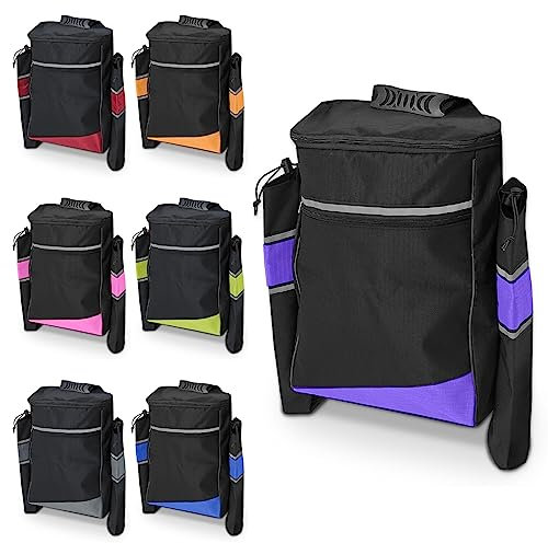 Biscay Mobility Krückentasche - Lila | Mobility Scooter Taschen Rollstuhltasche Mobility Scooter Gehstock Halter Rollstuhl & Mobility Scooter Taschen & Körbe Mobility Scooter Zubehör