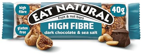 Eat Natural Dark Chocolate & Sea Salt Fruit & Nut Bars 12 x 40g