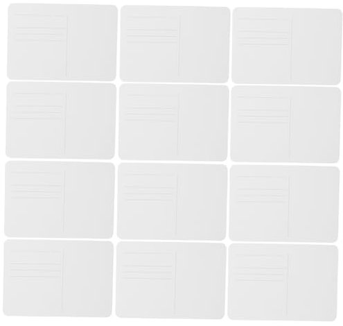 SEWACC 12stücke Diy Handgemalte Karten Leere Wortkarten Leere Aquarellkarten Zum Schreiben Für Einladungen Dankesbriefe Grußkarten